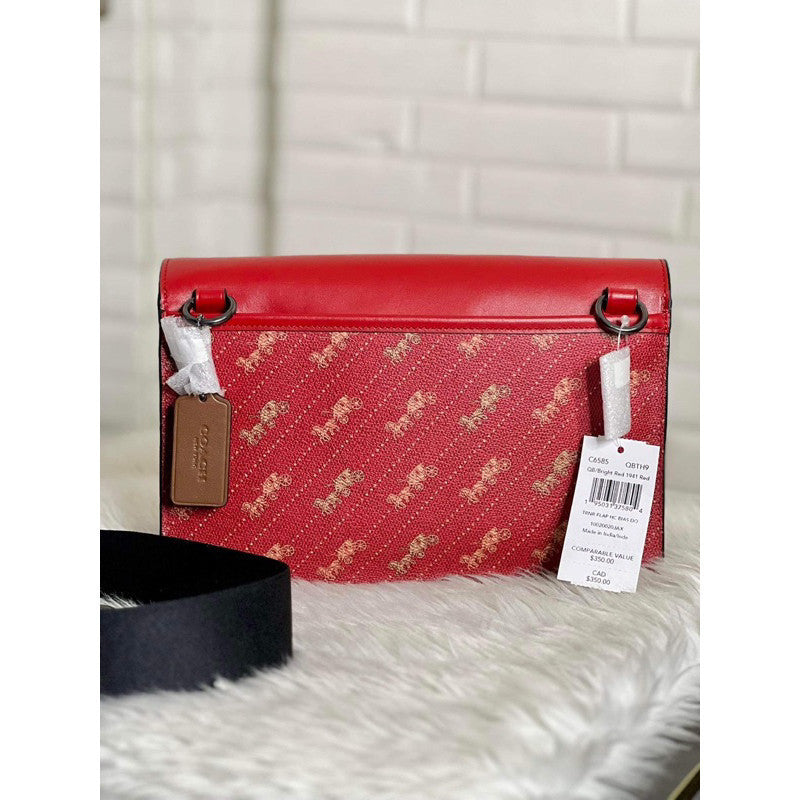 ORIG & IMPORTED CCH Turner Flap Crossbody Men’s Bag Red