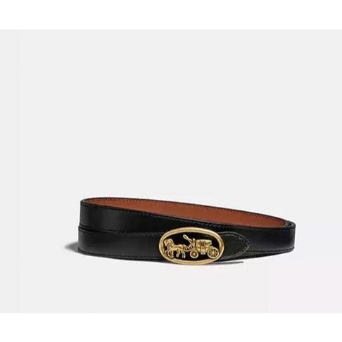 ORIG & IMPORTED CCH 20 Mm Buckle Reversible Belt Women Black