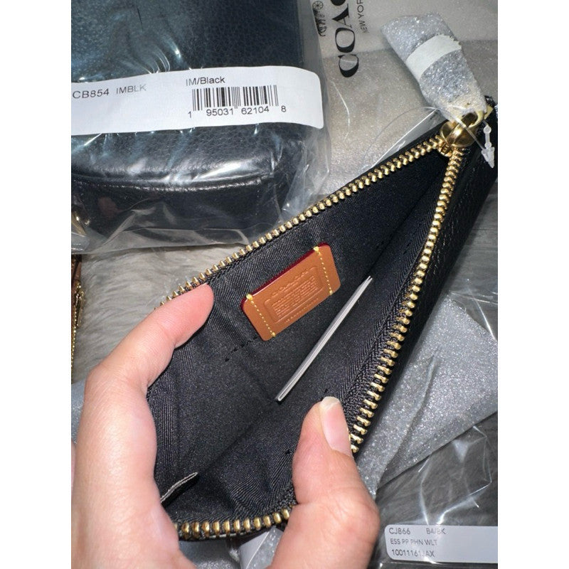ORIG & IMPORTED CCH Retail Essential Phone Long Wallet Black