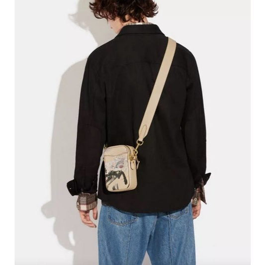 ORIG & IMPORTED CCH X MINT + SERF Rogue Retail Crossbody 12 Men's Mini Phone Bag White