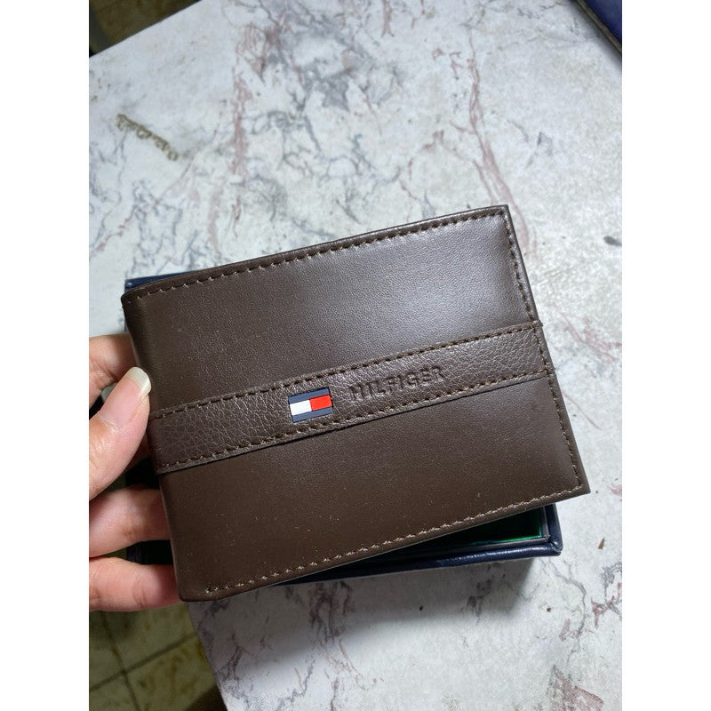 IMPORTED TH Bifold Men’s Wallet black and brown