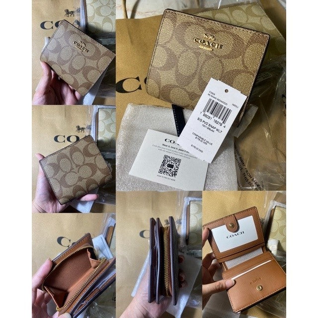 ORIG & IMPORTED CCH SMALL SNAP WALLET COIN PURSE