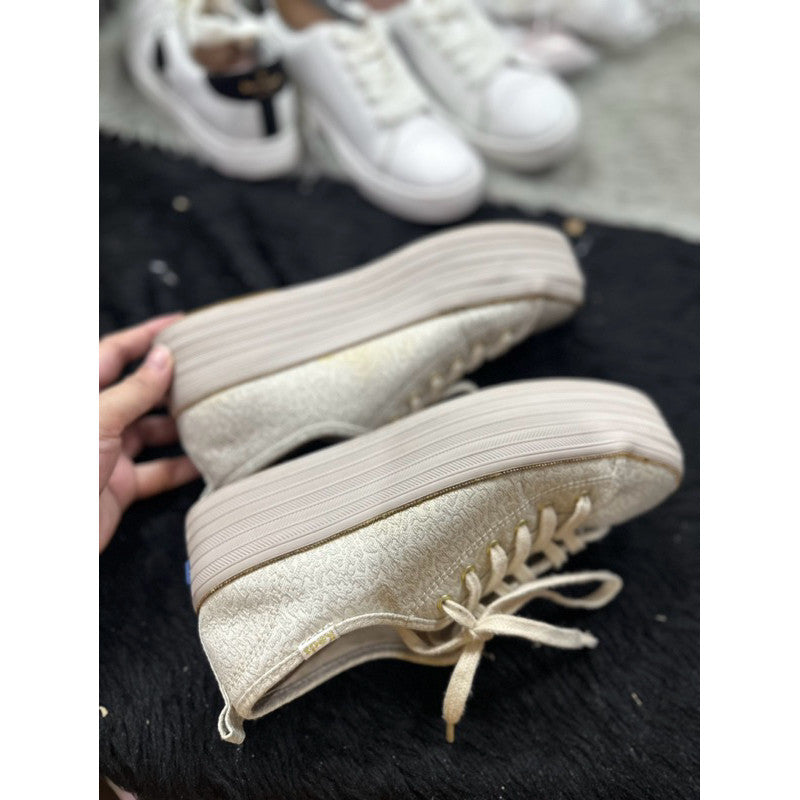 ORIG & IMPORTED DEEP CLEANED Triple Up Decker Off White Shoes Size 6 ONLY