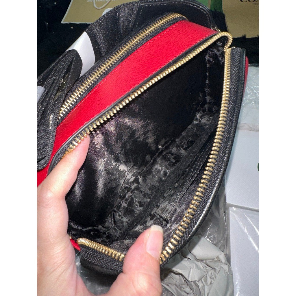 ORIG & IMPORTED Karl Lagerfeld Paris KL Red Camera Crossbody Bag