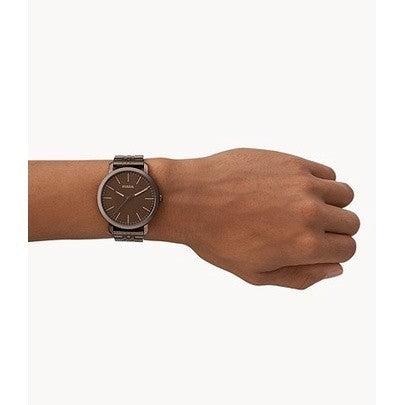 IMPORTED Luther Three-Hand Brown Stainless Steel 44mm Men's Watch