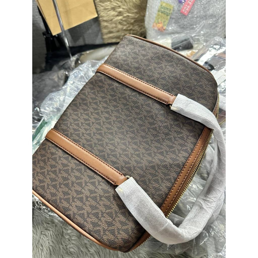 ORIG & IMPORTED MK Jet Set Travel Medium Duffle Satchel Crossbody Bag in Brown