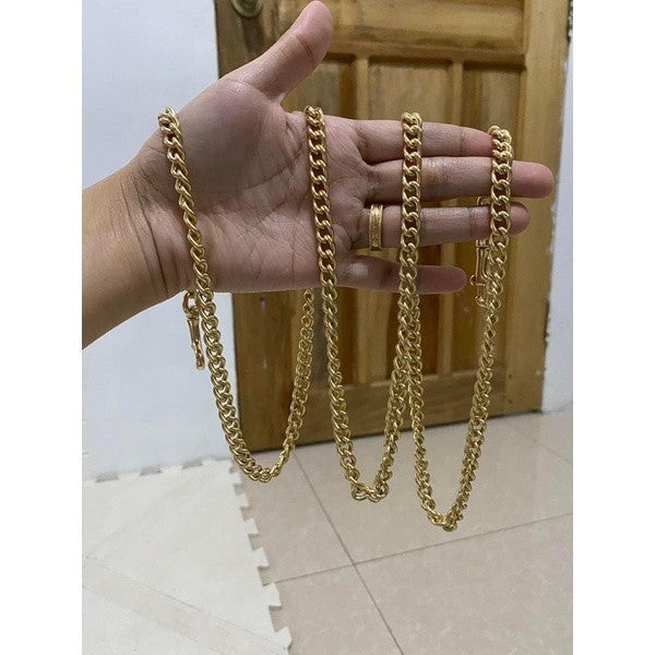 ORIG & IMPORTED CCH CHAIN BAG STRAP GOLD & SILVER