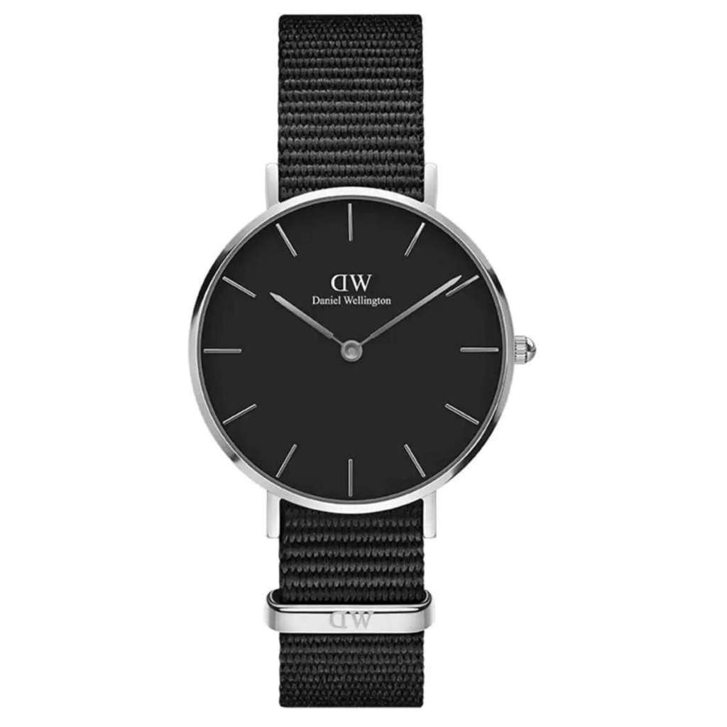 ORIG & IMPORTED Daniel Wellington Petite Cornwall Women's Black Strap Watch DW00100216