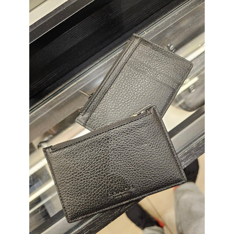 ORIG & IMPORTED CCH Men Zip Card Holder Slim Wallet