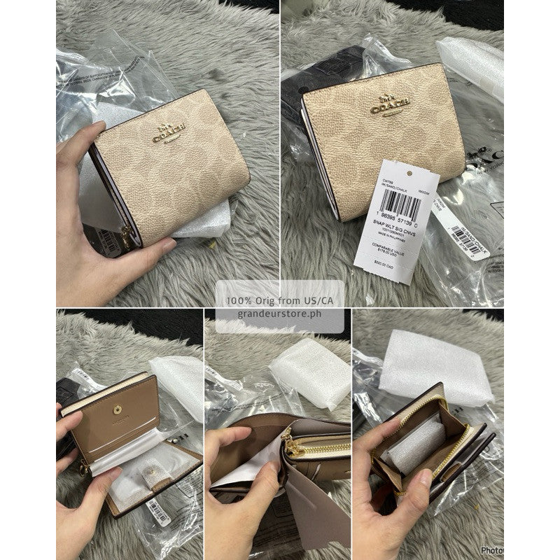 ORIG & IMPORTED CCH SMALL SNAP WALLET COIN PURSE