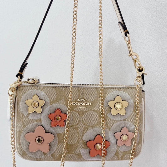 ORIG & IMPORTED CCH CHAIN BAG STRAP GOLD & SILVER