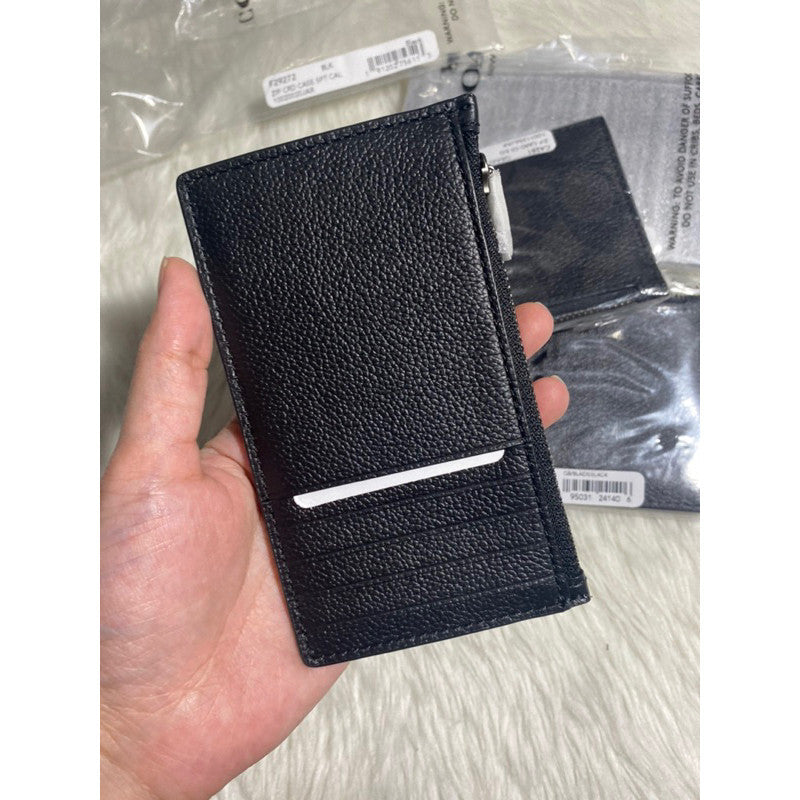 ORIG & IMPORTED CCH Men Zip Card Holder Slim Wallet