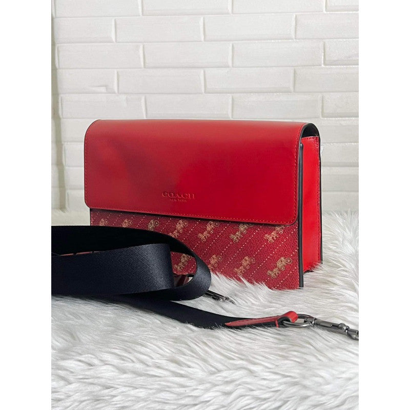 ORIG & IMPORTED CCH Turner Flap Crossbody Men’s Bag Red