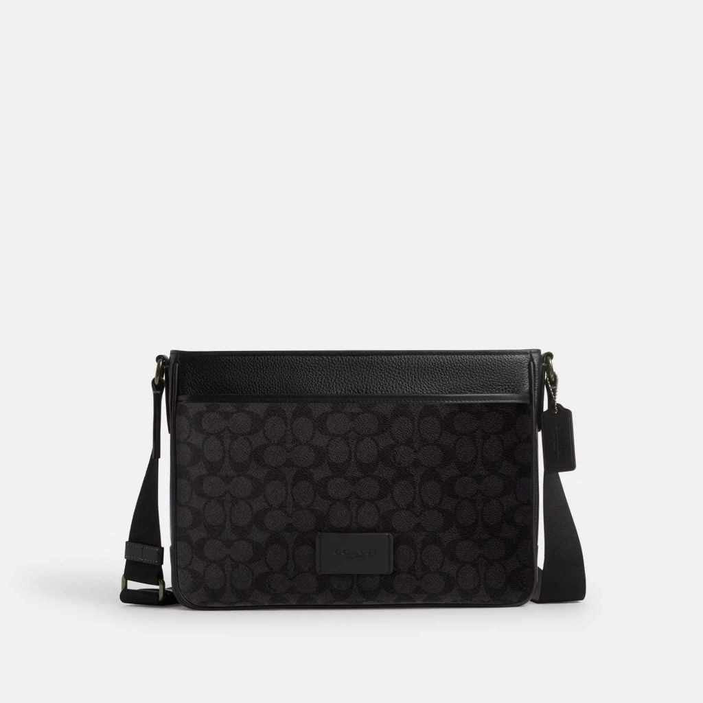 ORIG & IMPORTED CCH District Crossbody Men’s Black Bag In Signature Canvas