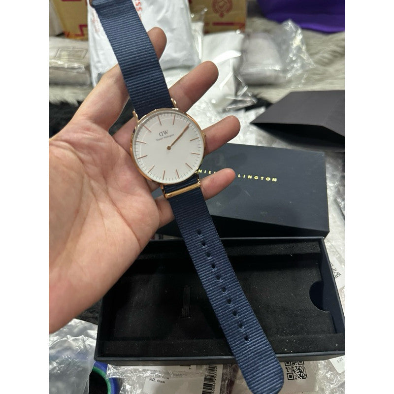 ORIG & IMPORTED Daniel Wellington Classic Bayswater Men's Navy Watch DW00600275