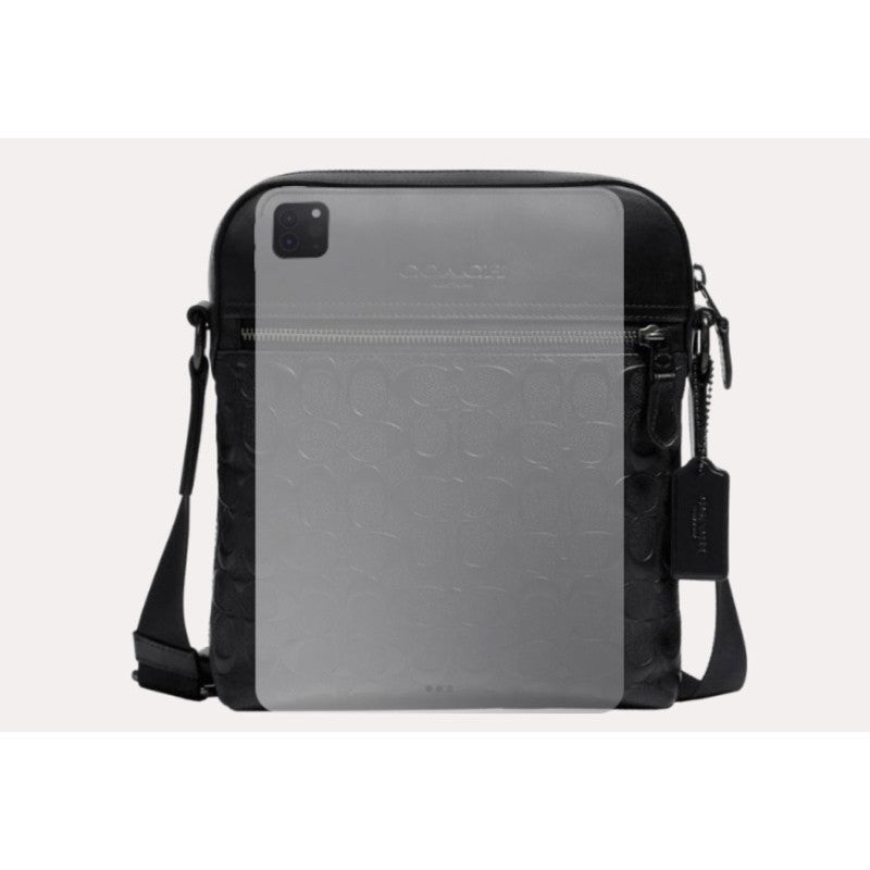 ORIG & IMPORTED CCH Houston Flight Men’s Bag In Signature Leather Black