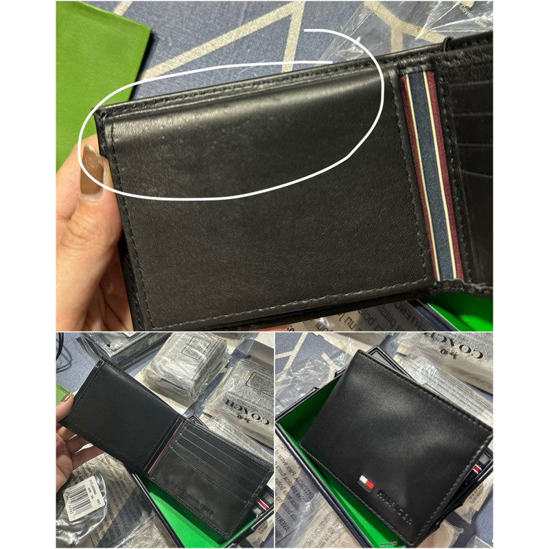 IMPORTED TH Bifold Men’s Wallet black and brown