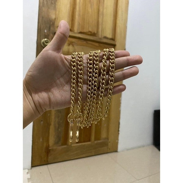 ORIG & IMPORTED CCH CHAIN BAG STRAP GOLD & SILVER