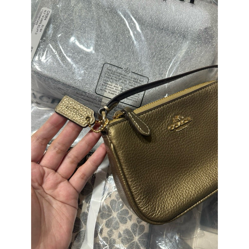 ORIG & IMPORTED CCH Nolita 15 Small Wristlet Wallet Bag Bronze