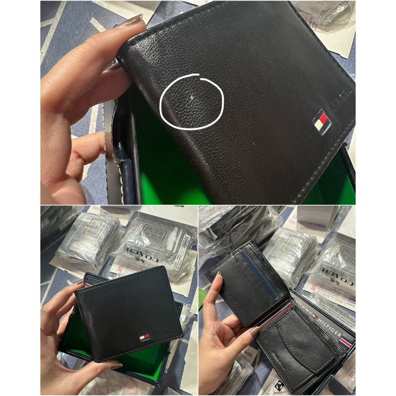 IMPORTED TH Bifold Men’s Wallet black and brown