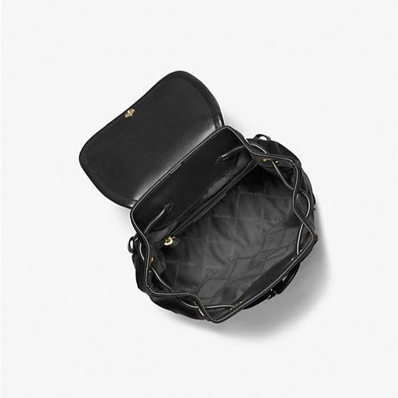 ORIG & IMPORTED with flaw MK Cara Small Nylon Backpack Black Bag