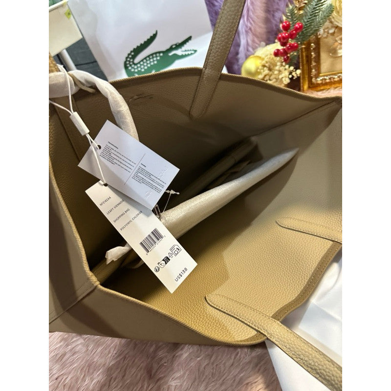 ORIG & IMPORTED LCT Anna REVERSIBLE Large Tote Bag in Brown/White/Pink/Black