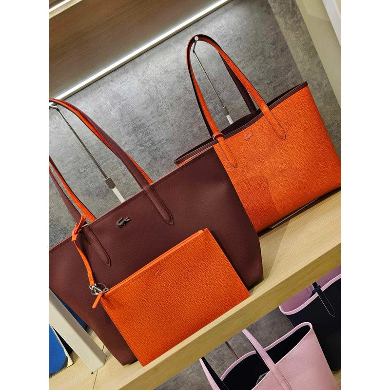 ORIG & IMPORTED LCT Anna REVERSIBLE Large Tote Bag in Brown/White/Pink/Black