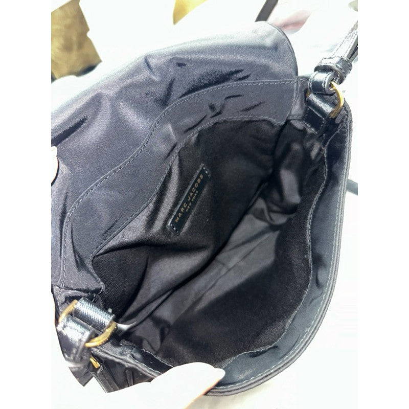 ORIG Preloved MJ  Small Messenger Nylon Bag Black