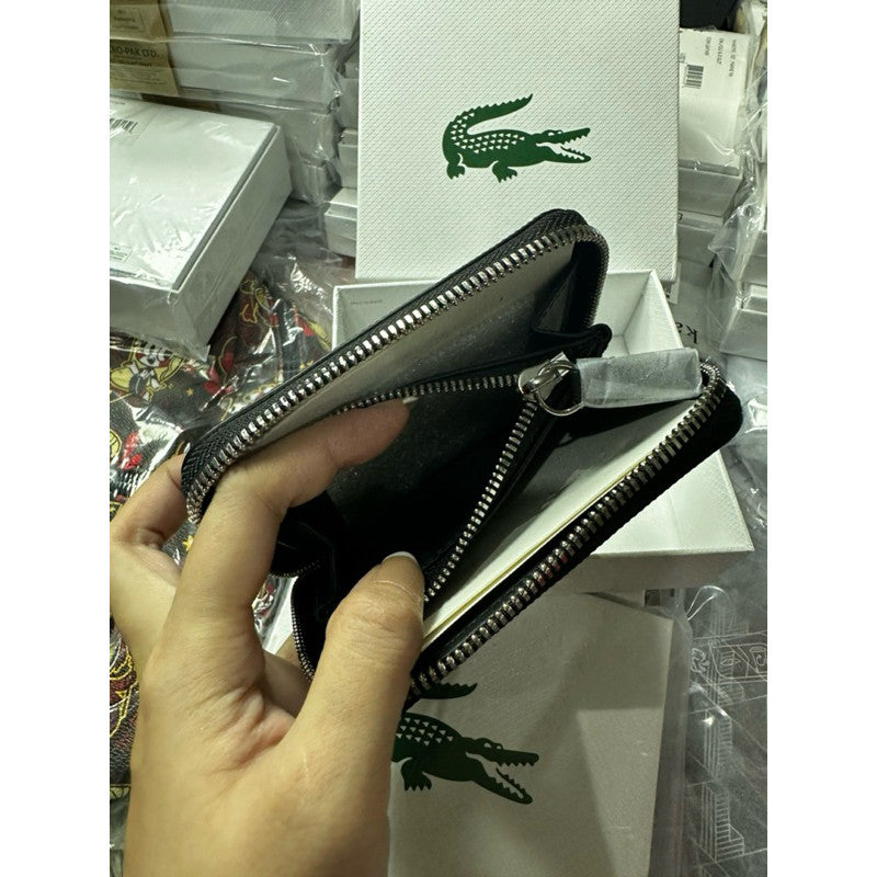 ORIG & IMPORTED LCT Women's Daily City Small Zip around Coin Wallet Black Taupe