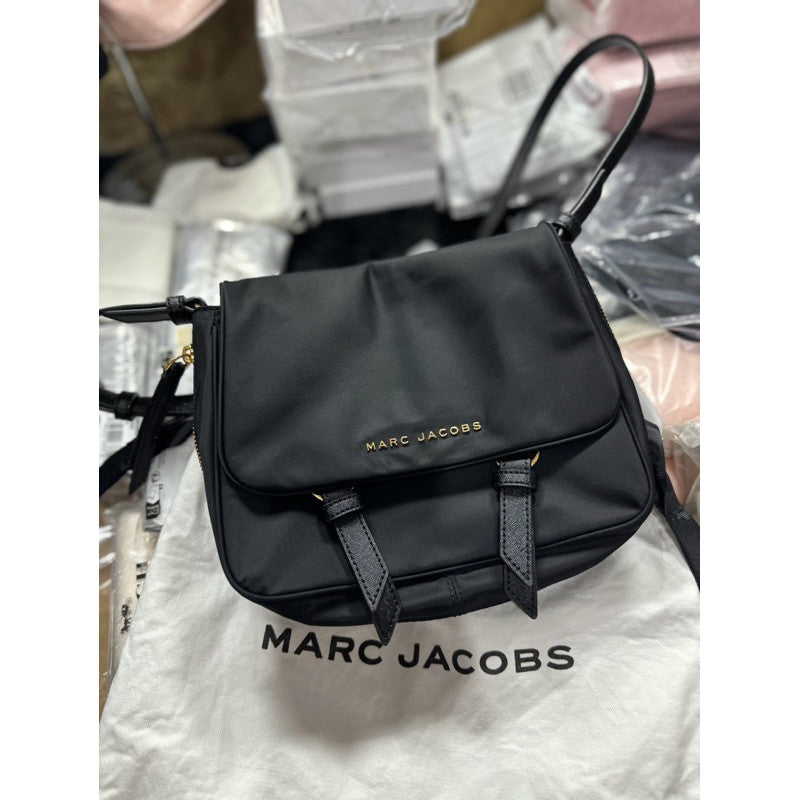 ORIG Preloved MJ  Small Messenger Nylon Bag Black