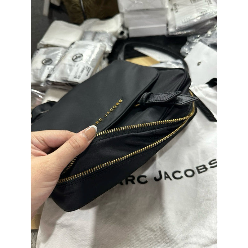 ORIG Preloved MJ  Small Messenger Nylon Bag Black