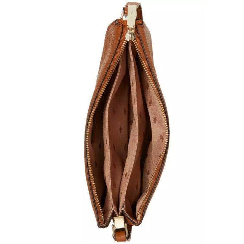ORIG & IMPORTED KS Leila Triple Gusset Crossbody Bag Brown