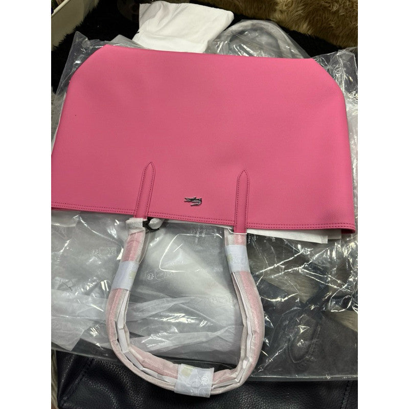 ORIG & IMPORTED LCT Anna REVERSIBLE Large Tote Bag in Brown/White/Pink/Black