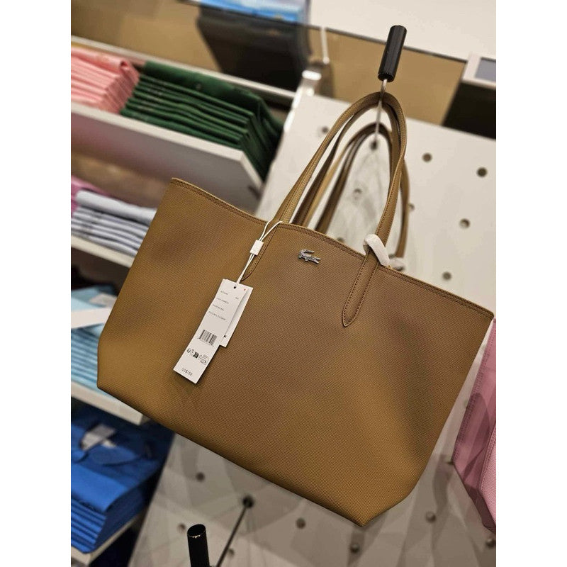 ORIG & IMPORTED LCT Anna REVERSIBLE Large Tote Bag in Brown/White/Pink/Black