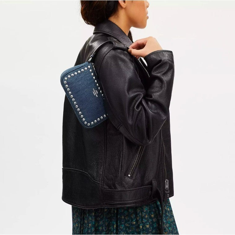 ORIG & IMPORTED CCH Nolita 19 With Rivets Small Bag in DENIM BLUE