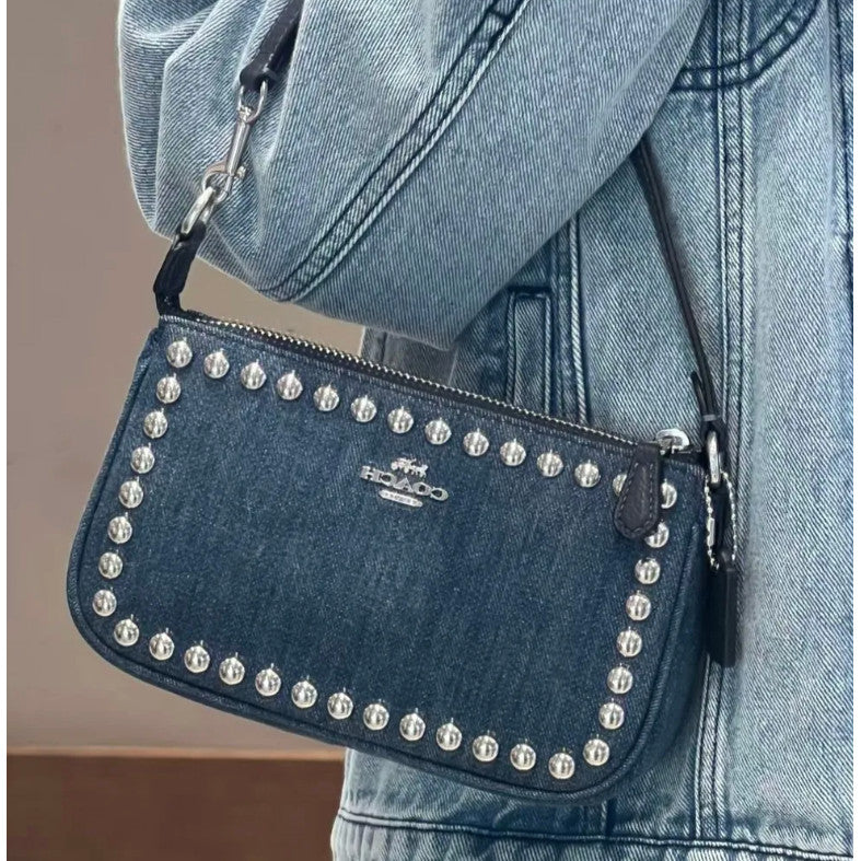 ORIG & IMPORTED CCH Nolita 19 With Rivets Small Bag in DENIM BLUE
