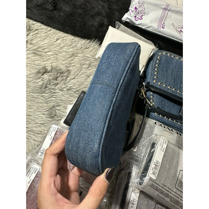 ORIG & IMPORTED CCH Nolita 19 With Rivets Small Bag in DENIM BLUE