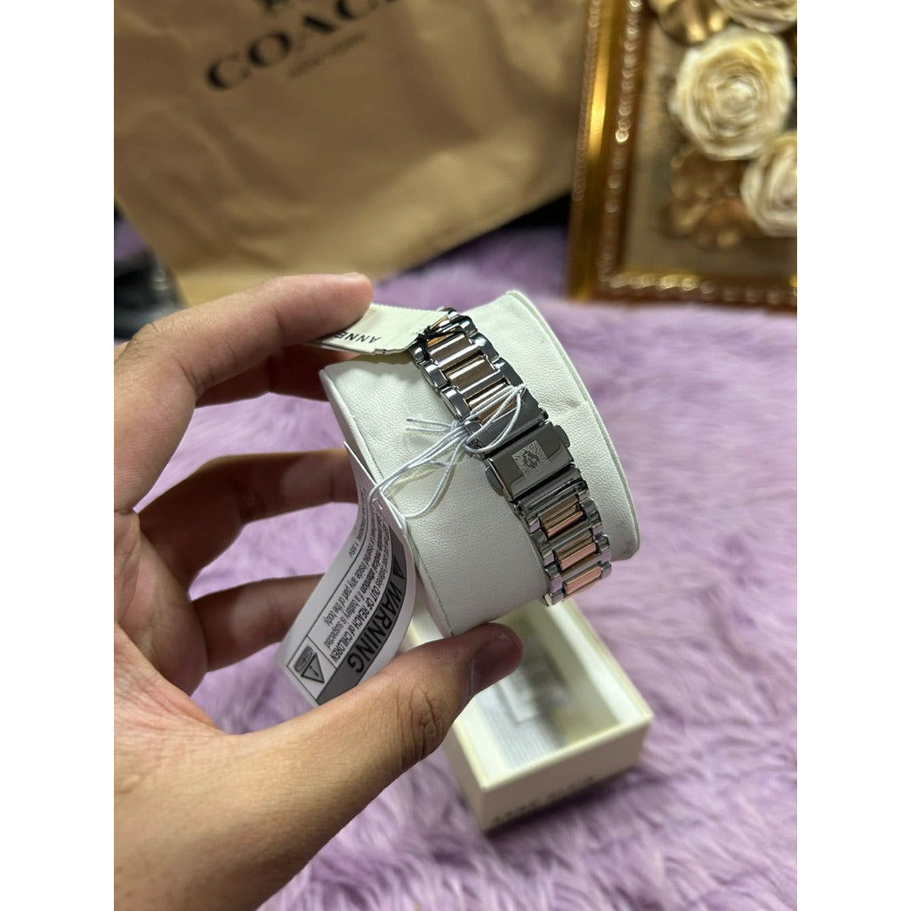 ORIG & IMPORTED AK Klein Women's Watch Two Tone Rose Gold/Silver AK-5217SVRT