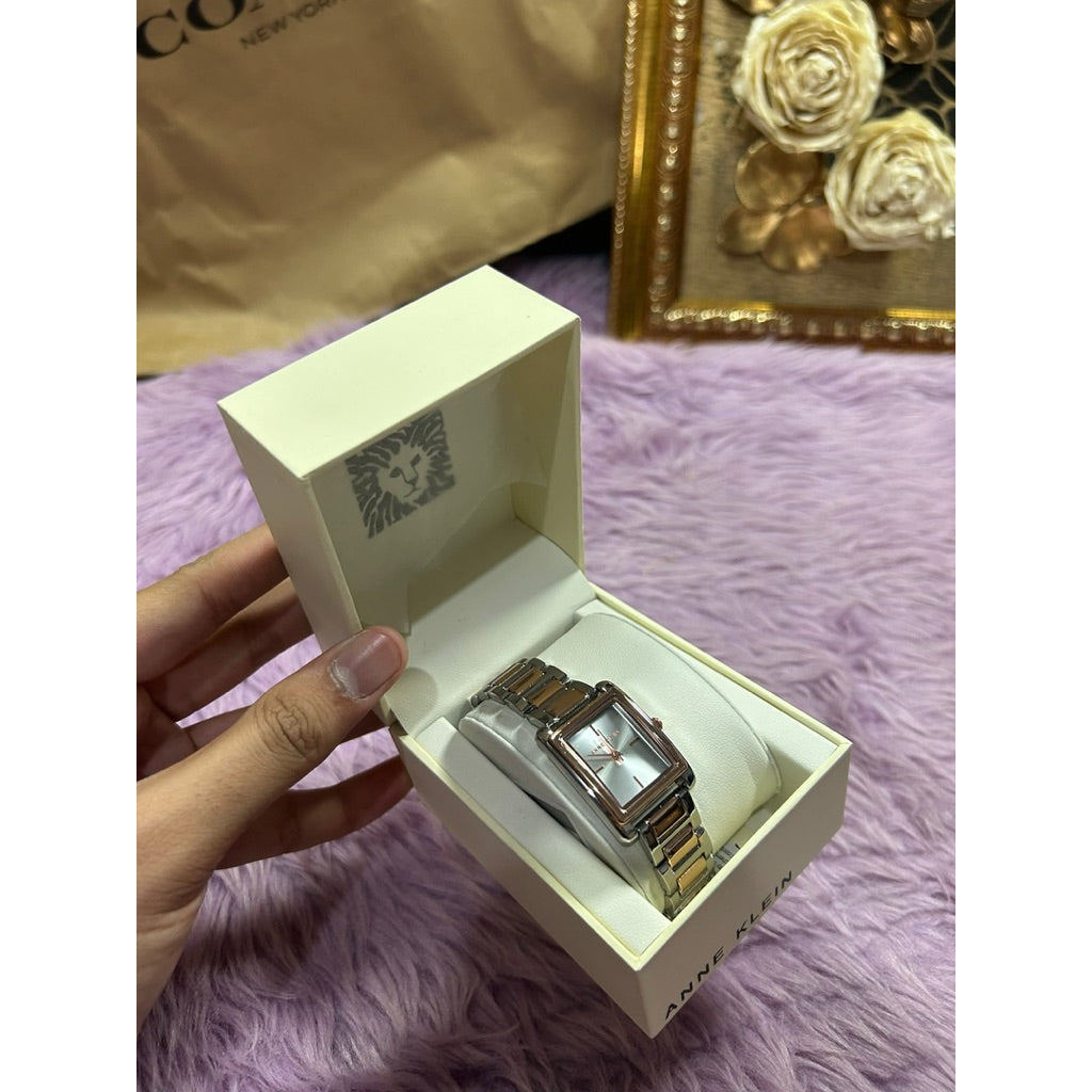 ORIG & IMPORTED AK Klein Women's Watch Two Tone Rose Gold/Silver AK-5217SVRT