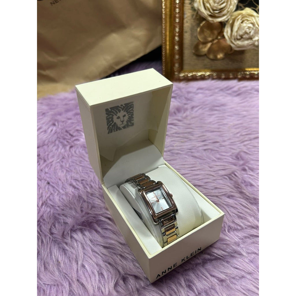 ORIG & IMPORTED AK Klein Women's Watch Two Tone Rose Gold/Silver AK-5217SVRT