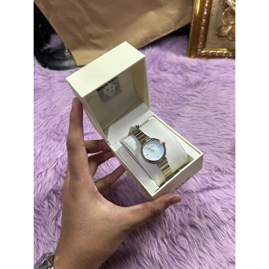 ORIG & IMPORTED AK Klein Women's Watch Two Tone Gold/Silver AK-5191WTTT