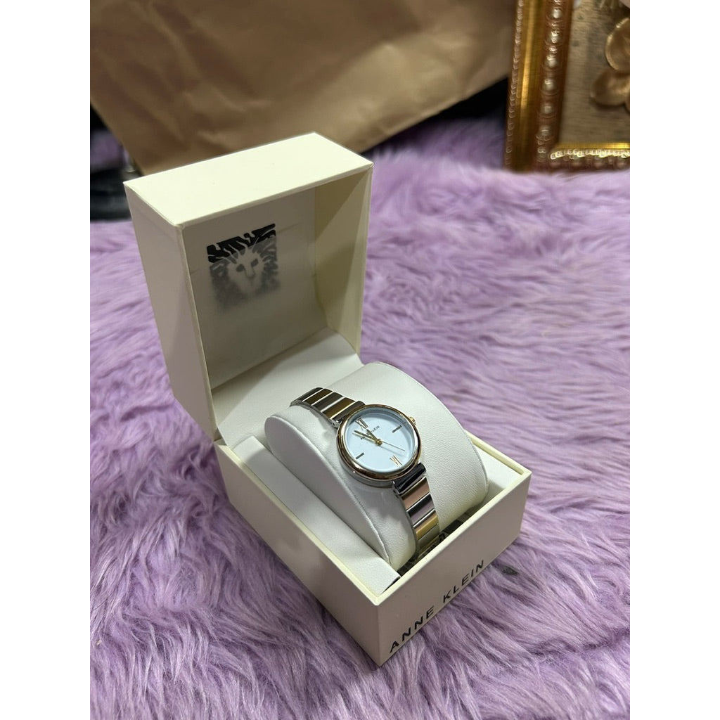 ORIG & IMPORTED AK Klein Women's Watch Two Tone Gold/Silver AK-5191WTTT