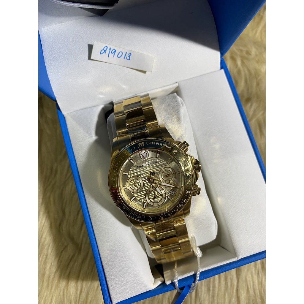AUTHENTIC BROKEN BOX TechnoMarine Manta Ray Women's Watch - 38mm, Gold (TM-219013)
