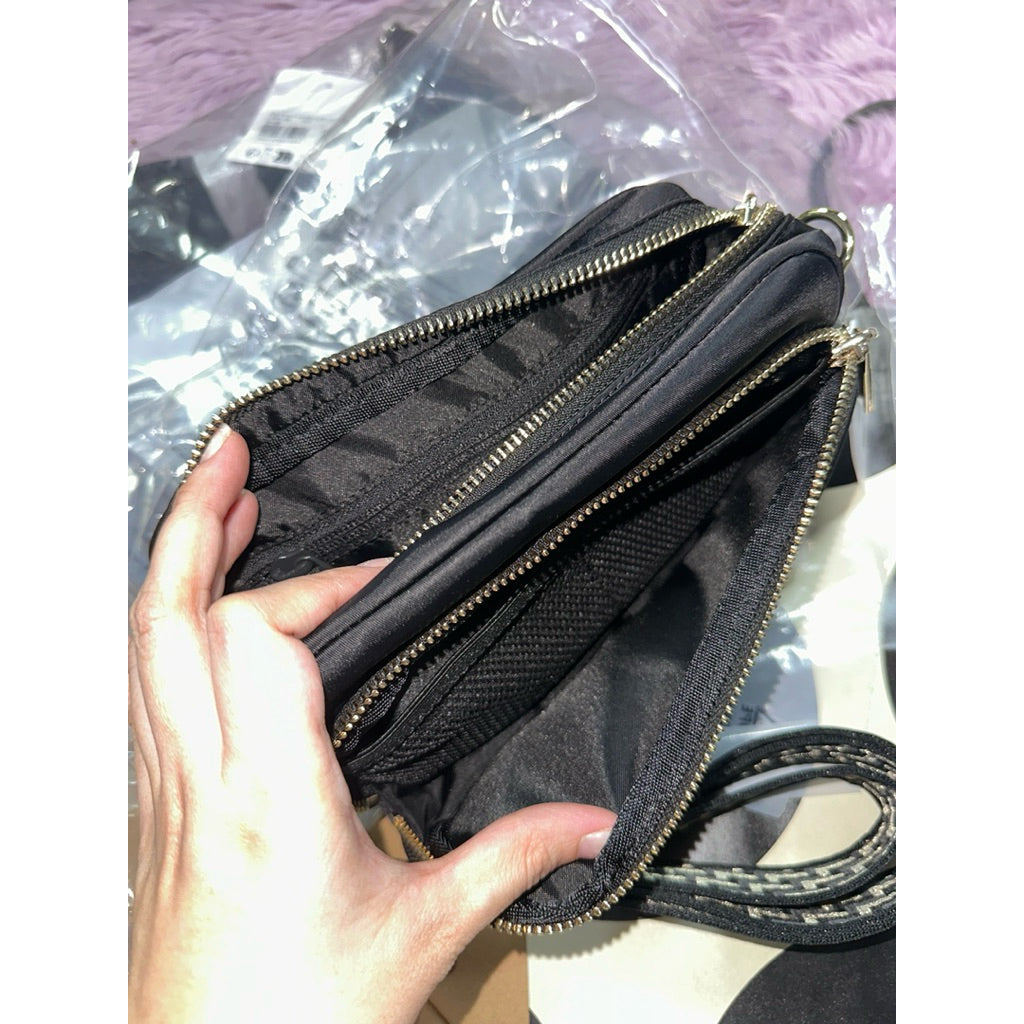 ORIG & IMPORTED Lulu Everywhere Crossbody Small Men/Women Nylon Bag 2L Black/Pink/White