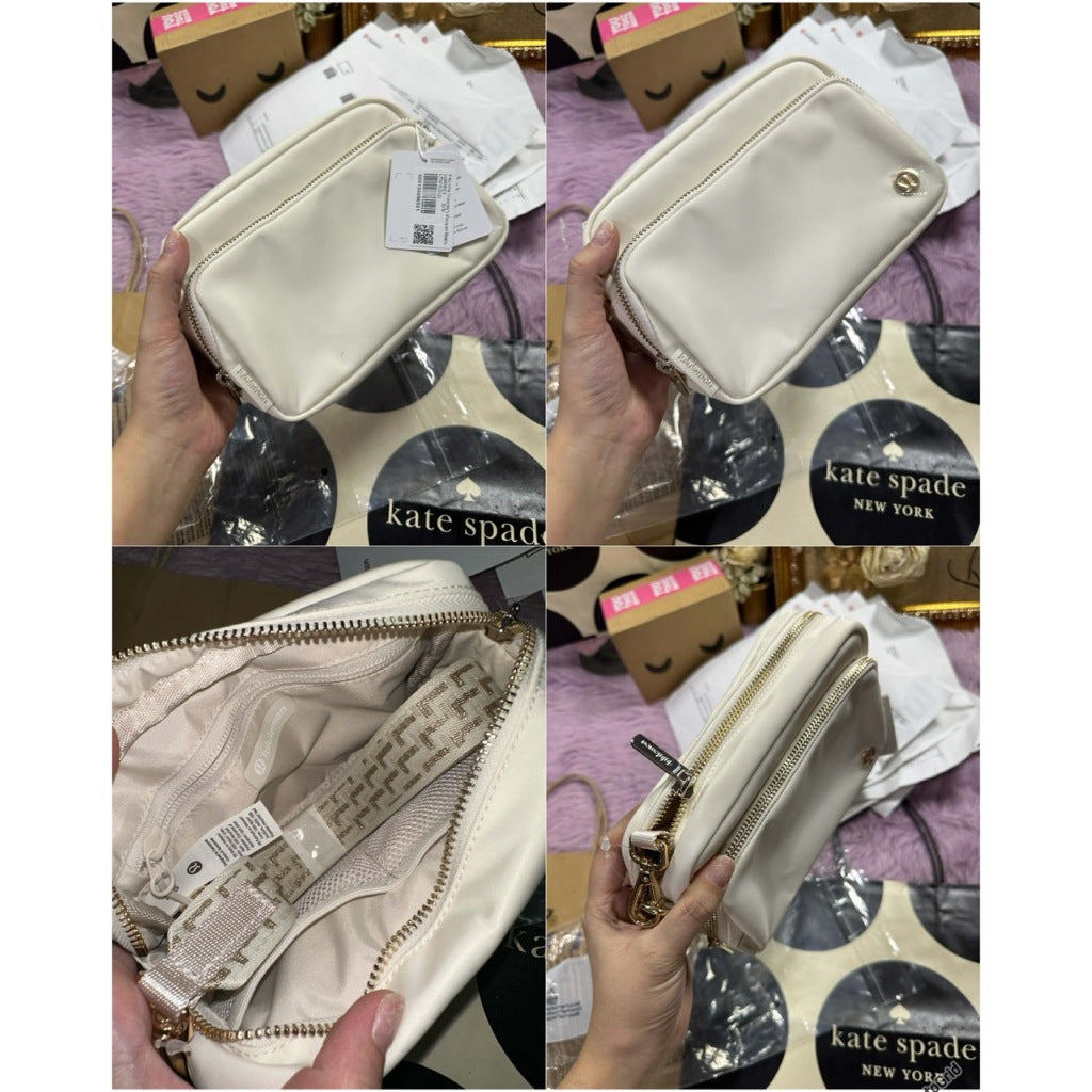 ORIG & IMPORTED Lulu Everywhere Crossbody Small Men/Women Nylon Bag 2L Black/Pink/White