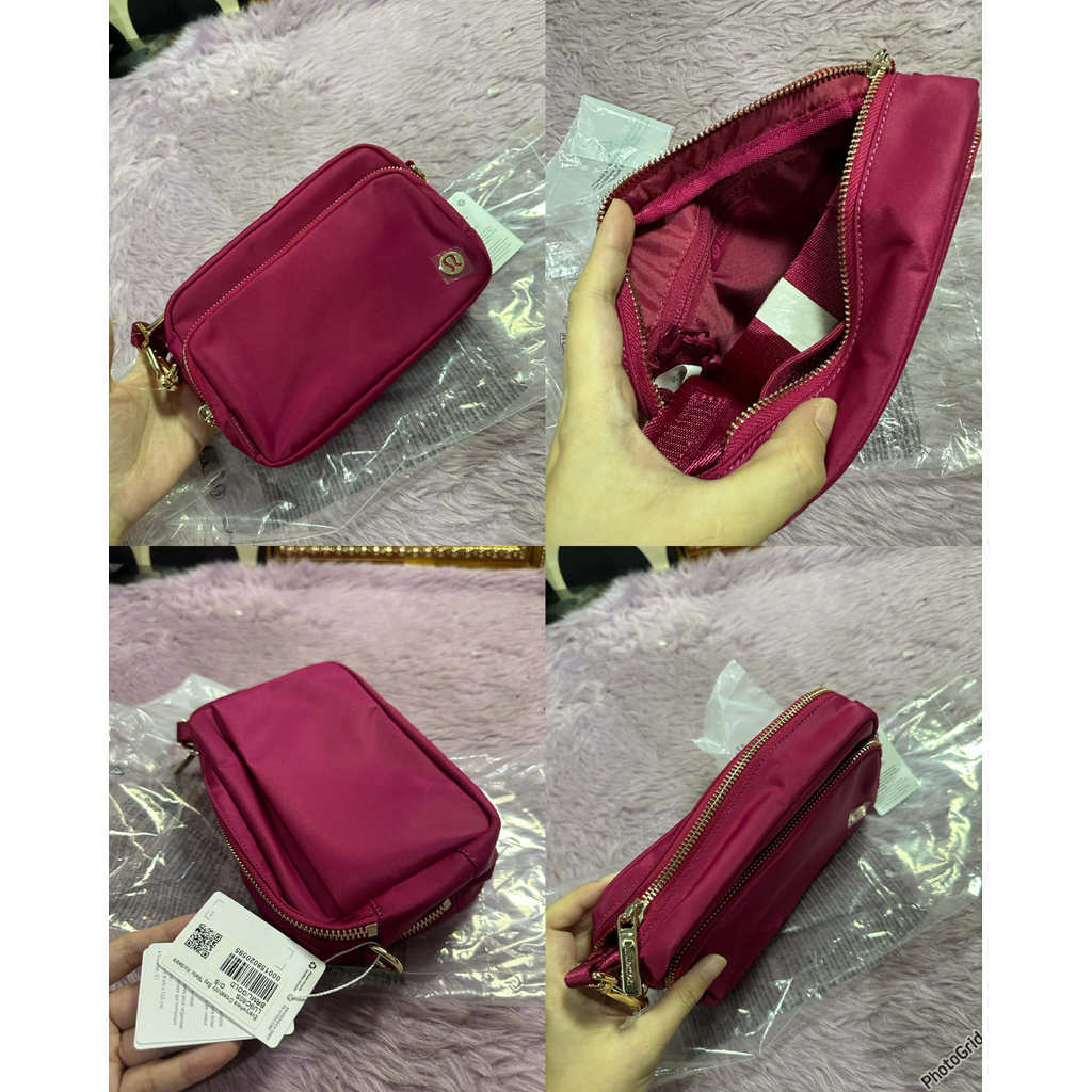 ORIG & IMPORTED Lulu Everywhere Crossbody Small Men/Women Nylon Bag 2L Black/Pink/White