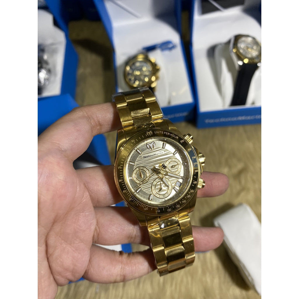 AUTHENTIC BROKEN BOX TechnoMarine Manta Ray Women's Watch - 38mm, Gold (TM-219013)