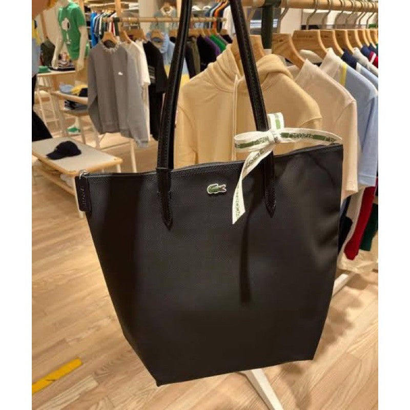 AUTHENTIC/ORIGINAL LACOSTE Women's Concept Zip Tote Bag - ORIGINAL, US IMPORTED