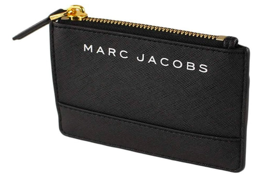 AUTHENTIC/ORIGINAL Marc Jac0bs MJ Card Zip Slim Wallet Black