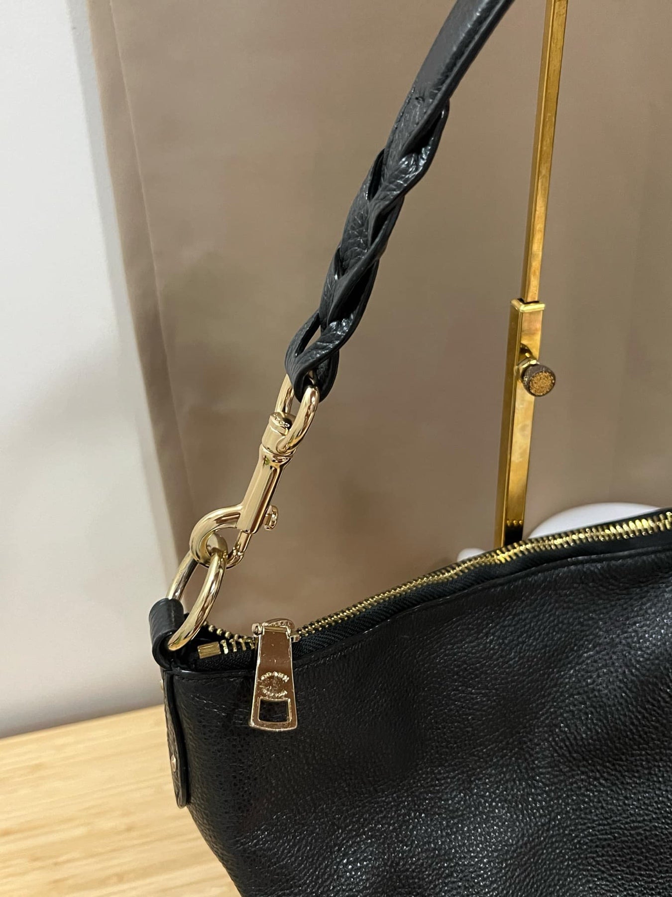 AUTHENTIC/ORIGINAL Preloved Coach Abby Duffle Shoulder Bag Black